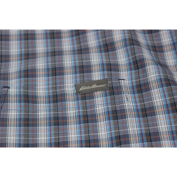 Eddie Bauer Travex Plaid Shirt Men’s Size Large‎ Button Down Lightweight Classic - Picture 9 of 15
